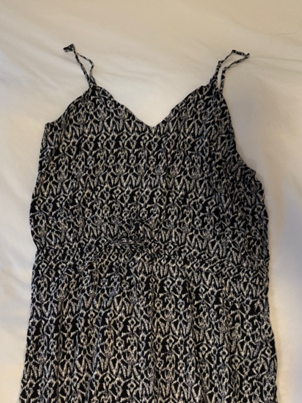 Forever 21 Black and White Printed Romper